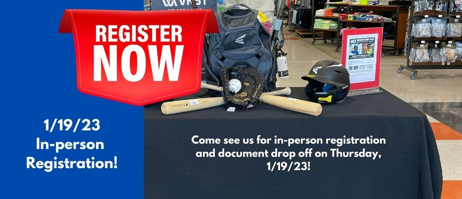 In-person Registration at Dick's Milpitas Great Mall